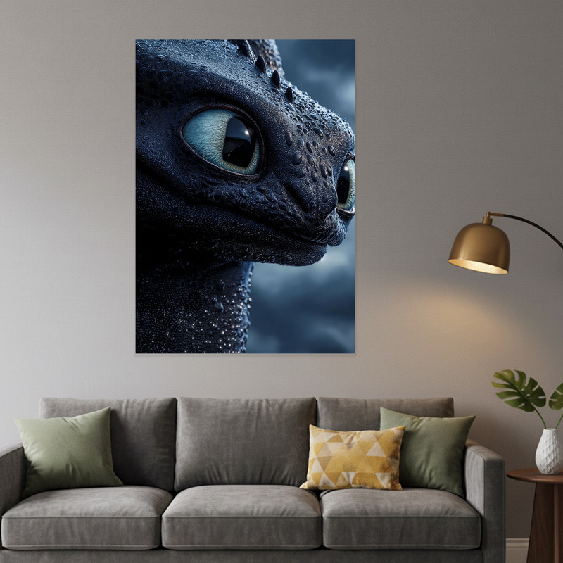 پوستر طرح فیلم اژدها سواران مدل DreamWorks Dragons 11077