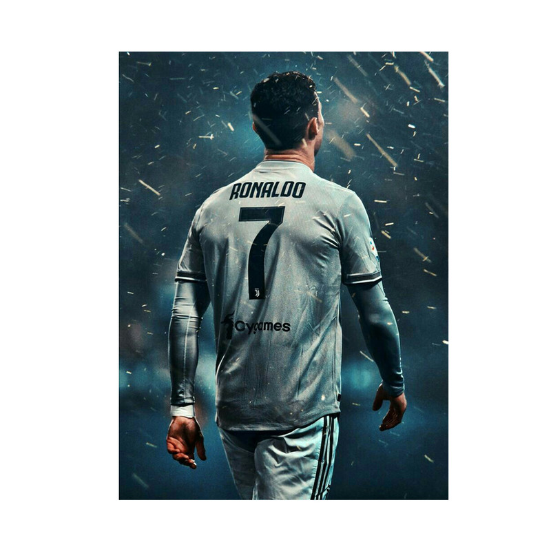تابلو شاسی مدل Ronaldo in rain کد TSS12