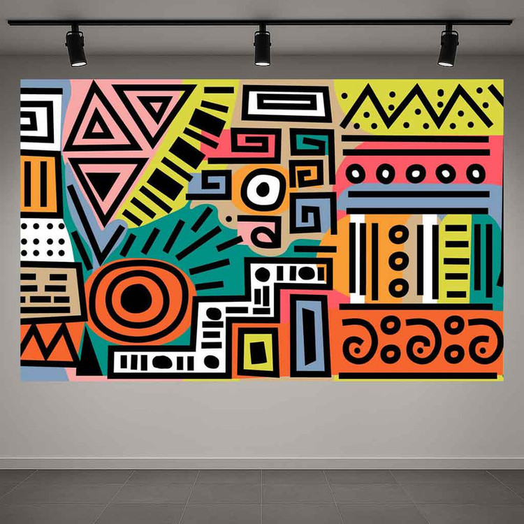 استیکر طرح الگوی هنری مدل ترکیبی کد AR3061952