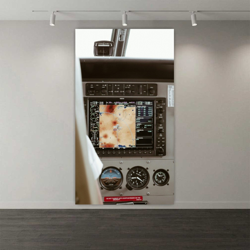 پوستر طرح  کابین خلبان مدل هواپیما کد DV2007