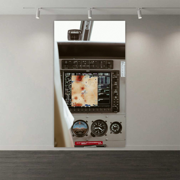 پوستر طرح کابین خلبان مدل هواپیما کد DV2007