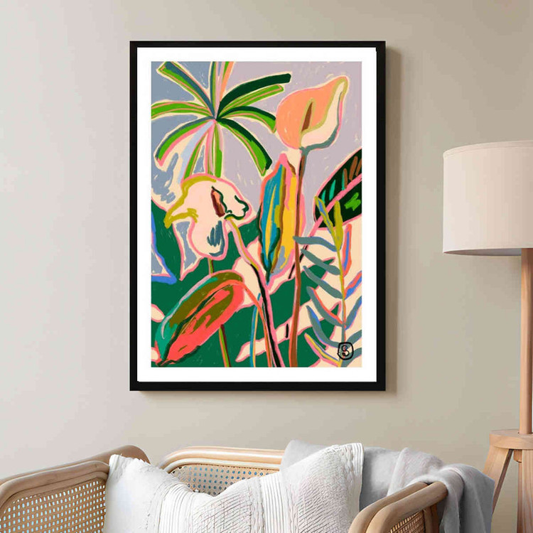 تابلو مدل Peace lily کد 248901457