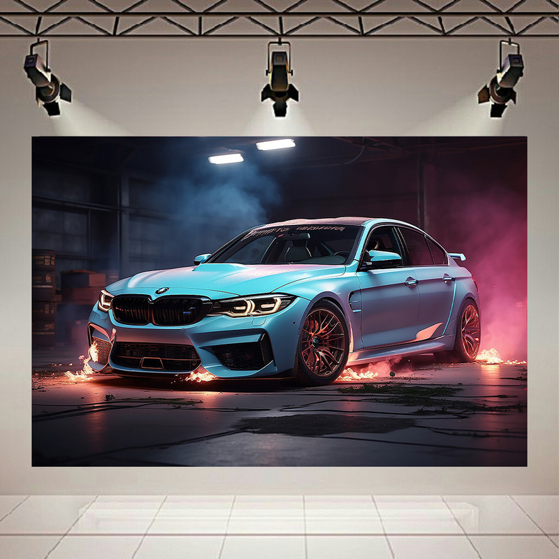 استیکر طرح BMW مدل اسپرت کد AR303221