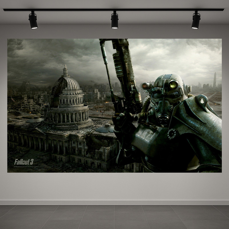 پوستر طرح گیم مدل FALLOUT 3 کد AR3058894