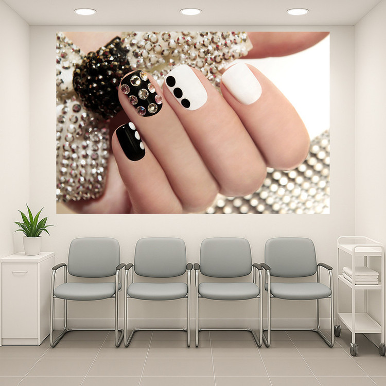 پوستر طرح ناخن مدل هنری کد AR3058958