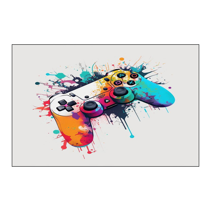 پوستر مدل Gamer طرح دسته بازی کد BA1427