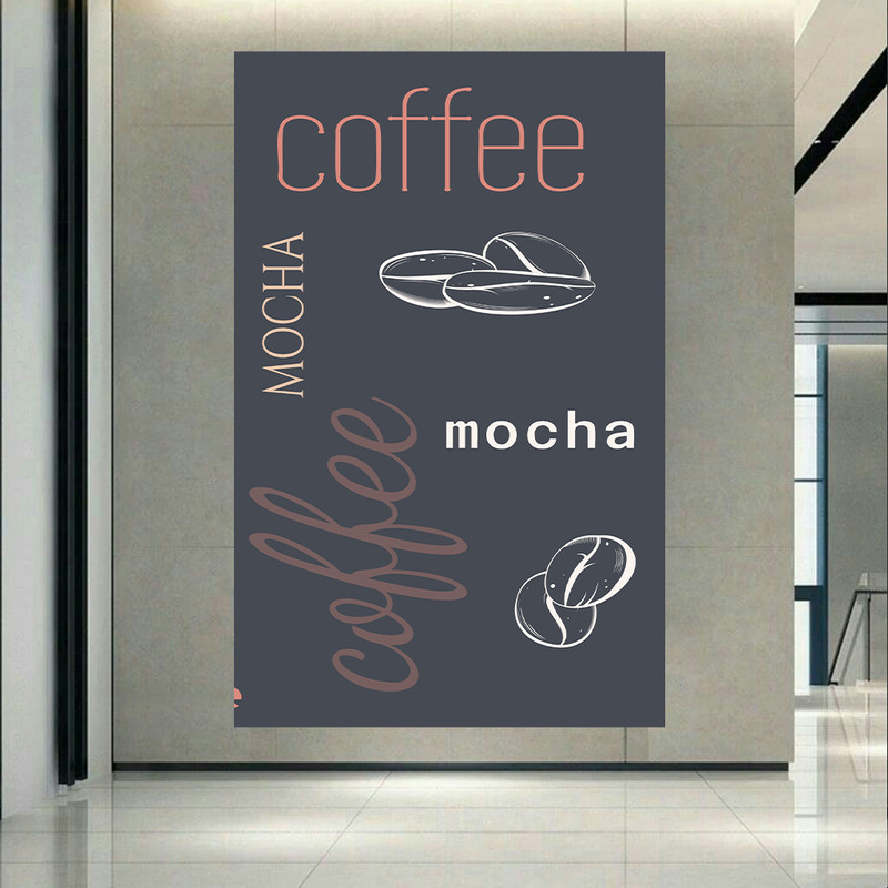 استیکر طرح قهوه مدل Mocha کد AR303232