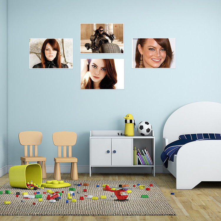 پوستر طرح اما استون کد A-2162-Emma Stone مجموعه 4 عددی