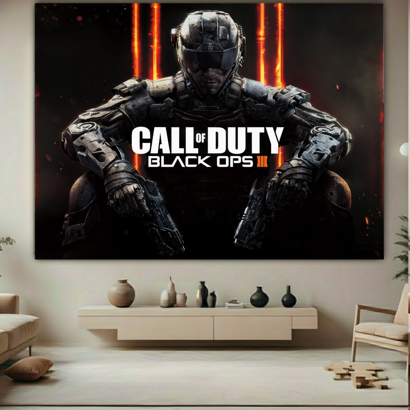 پوستر طرح Call of Duty مدل Black ops III کد GR933