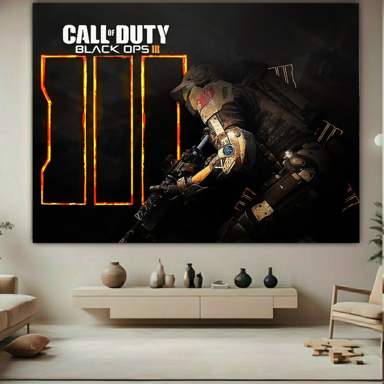 پوستر طرح کال اف دیوتی مدل Black OPS کد GR941
