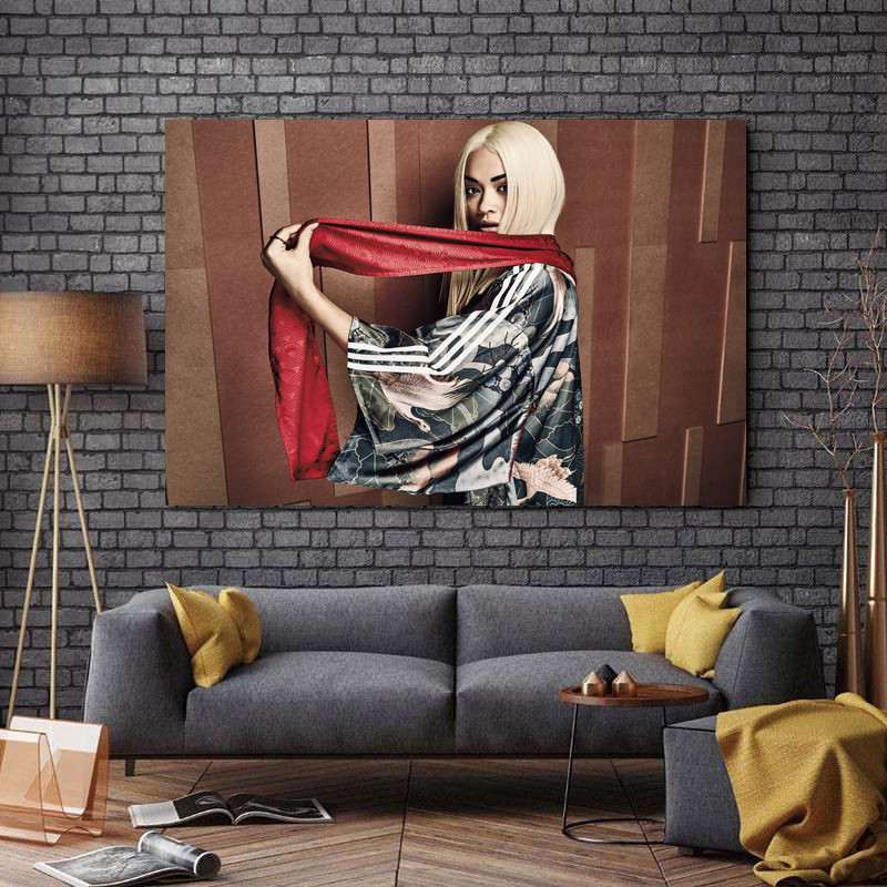 تابلو شاسی طرح آدیداس مدل Rita Ora کد A406