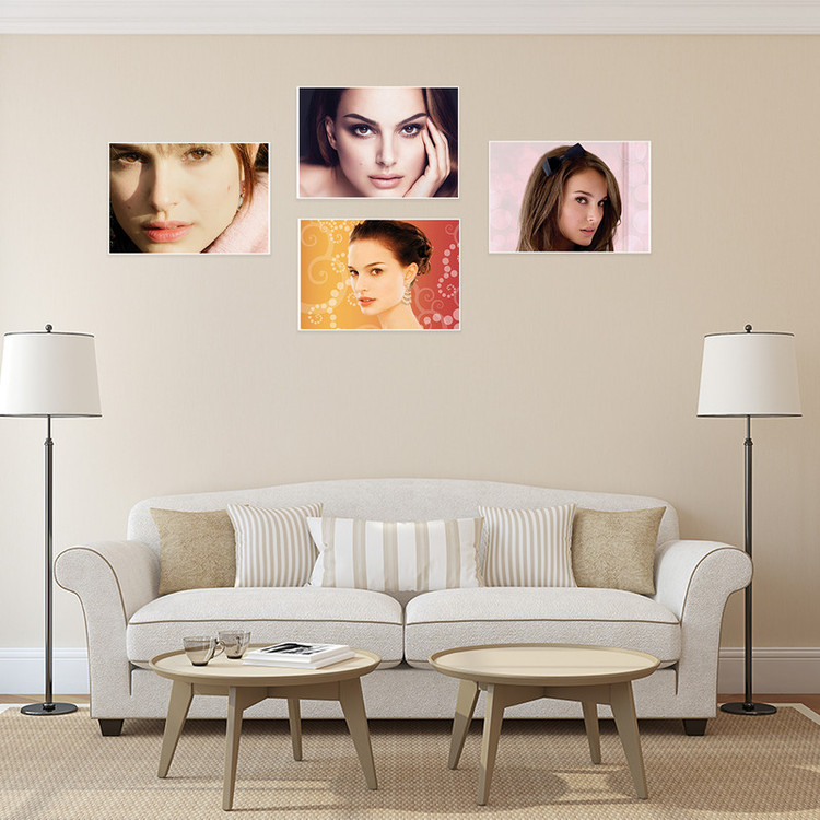 پوستر طرح ناتالی پورتمن کد A-2158-Natalie Portman مجموعه 4 عددی