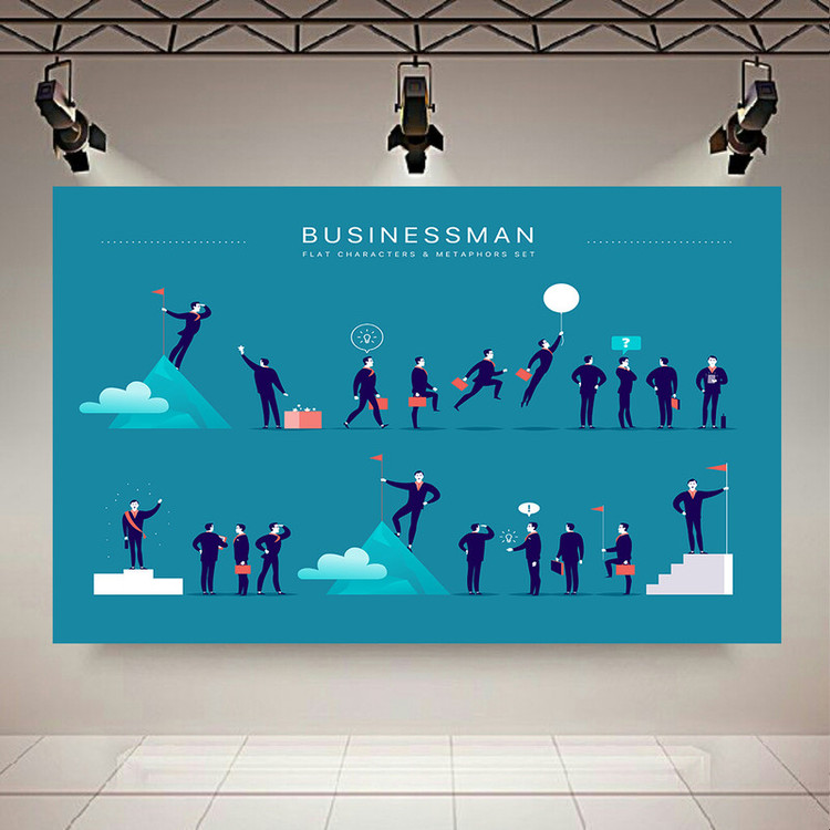 پوستر دیواری طرح بیزینس مدل business man کد AR305539