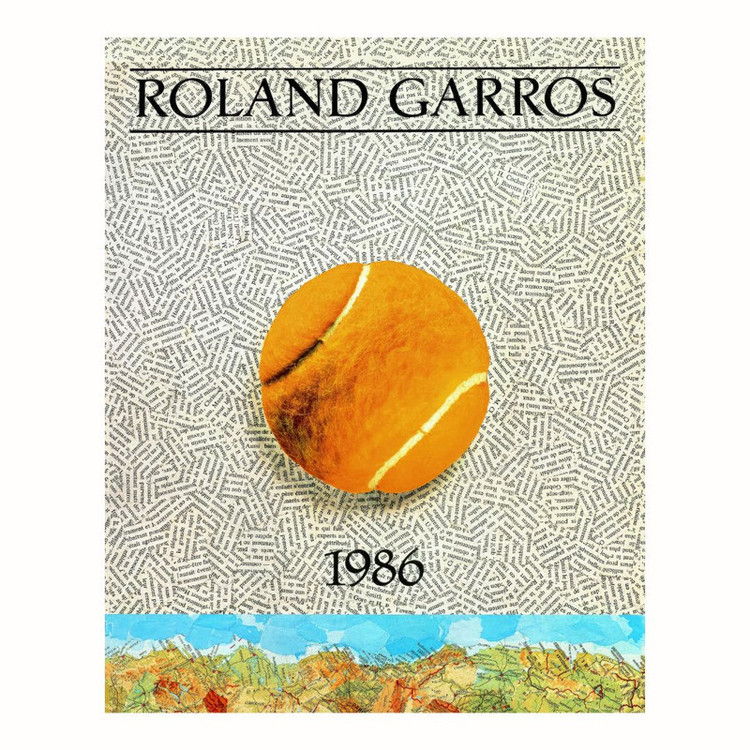 پوستر مدل تنیس 1986