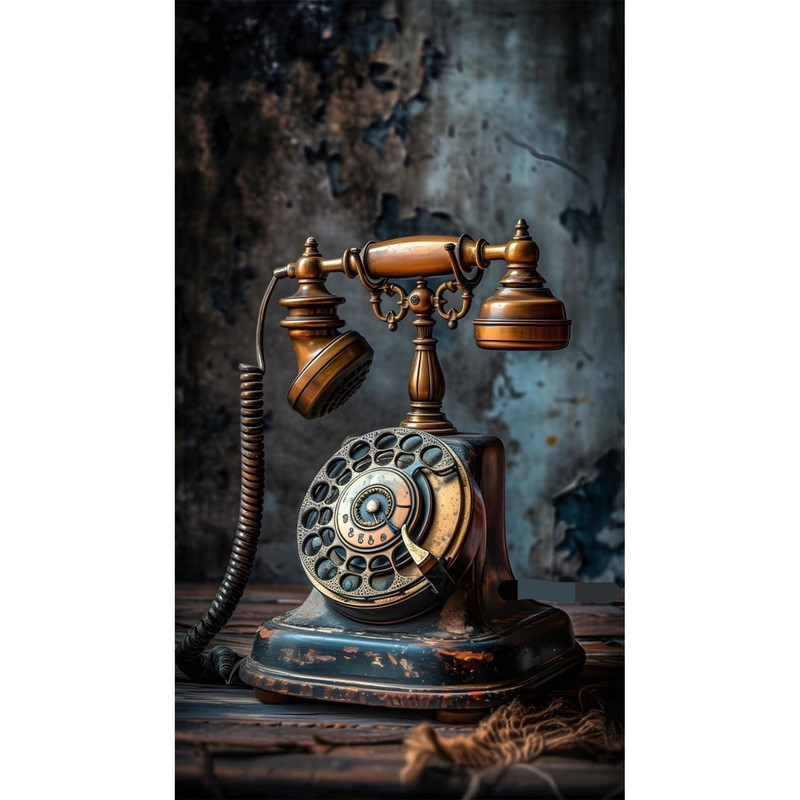 پوستر مدل تلفن قدیمی کد BA1413