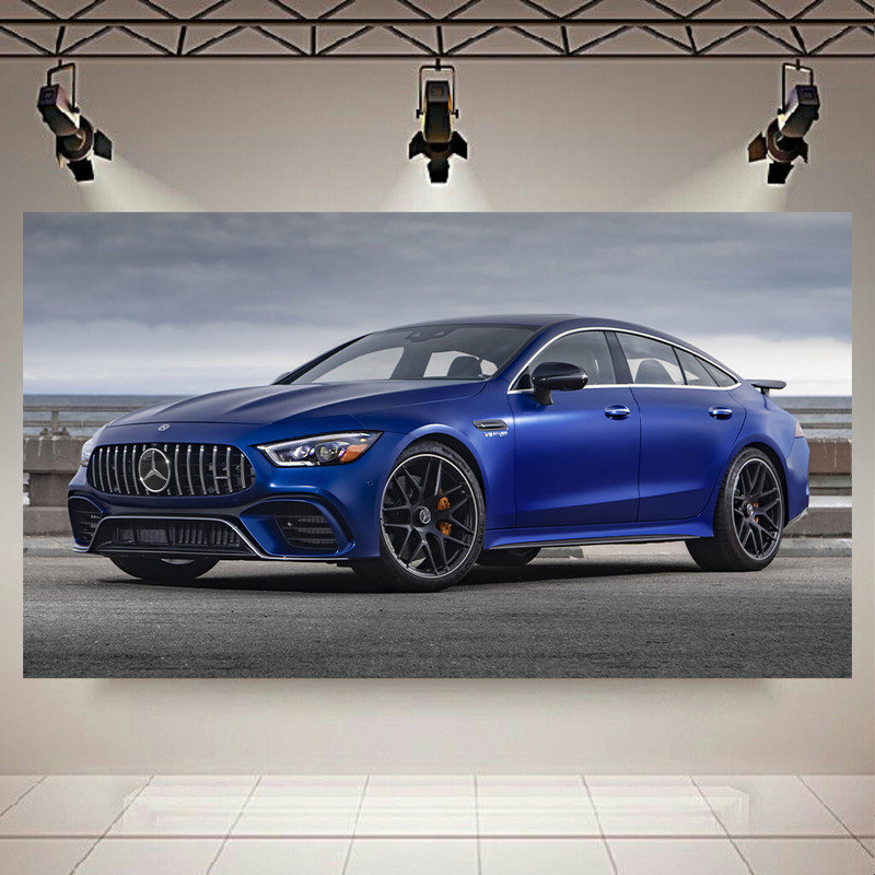 پوستر طرح ماشین مدل مرسدس بنز AMG-GT کد AR12440