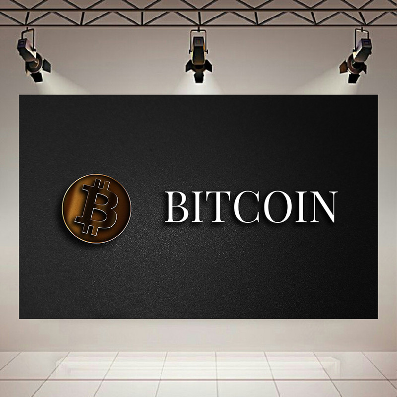 پوستر طرح ارز دیجیتال مدل BITCOIN کد PD130162