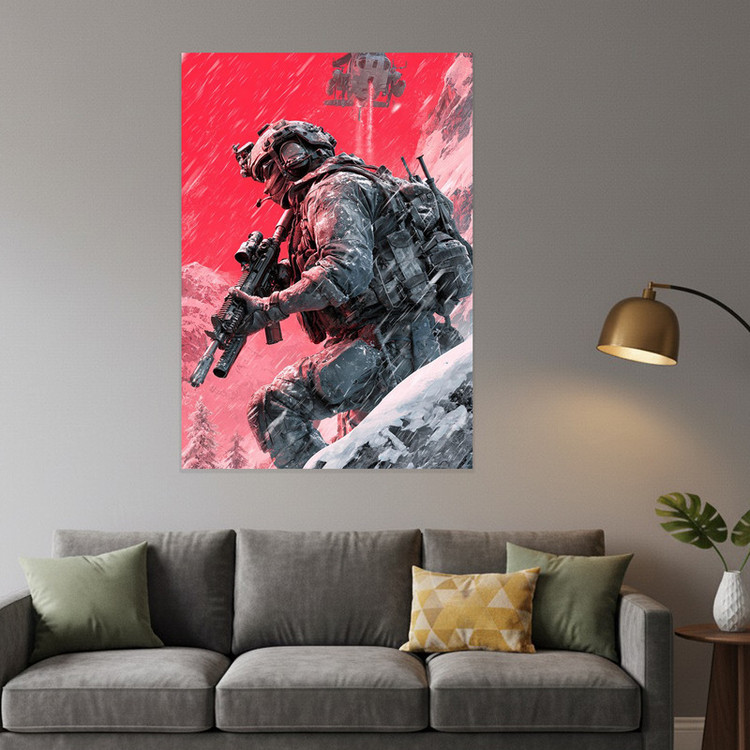 پوستر طرح بازی کامپیوتری کال اف دیوتی مدل Call of Duty 11078