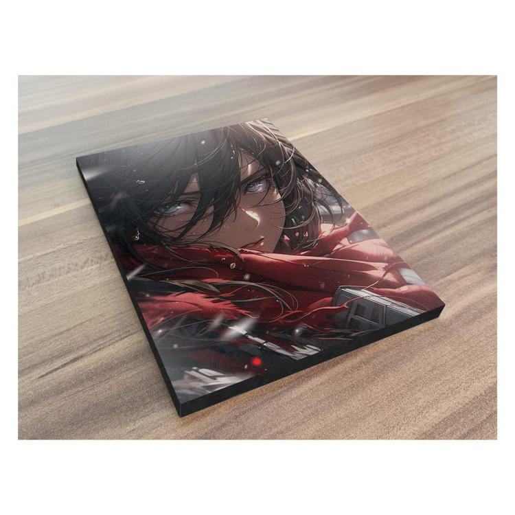 تابلو شاسی گوفی مدل میکاسا انیمه اتک آن تایتان طرح AOT Mikasa Attack on Titan Anime کد CLOS87