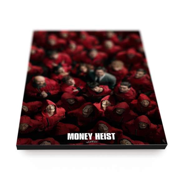 تابلو شاسی آواویز مدل سریال Money Heist خانه کاغذی کد 4G479