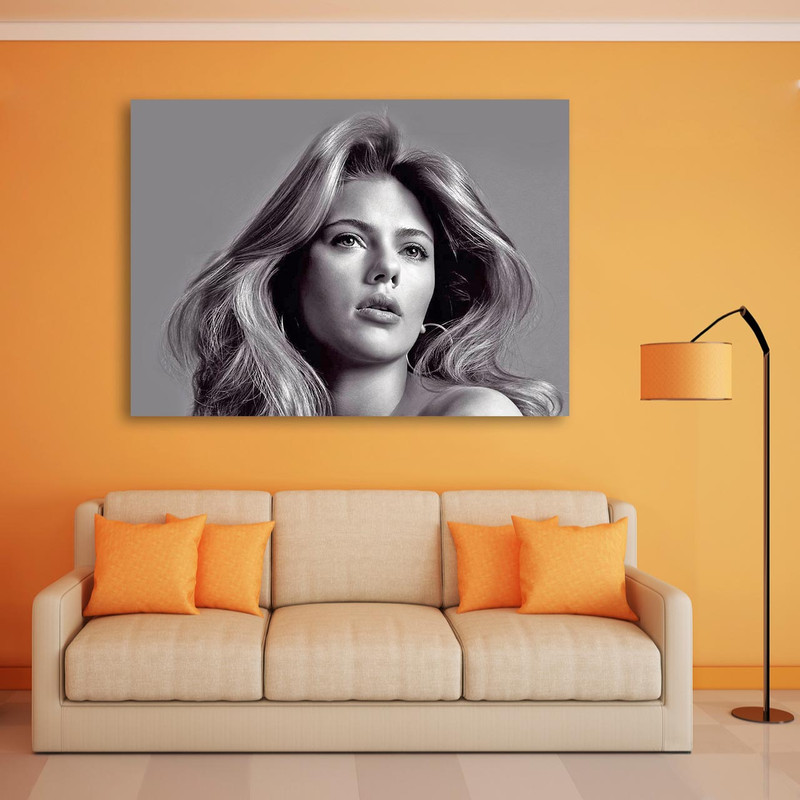 تابلو شاسی طرح Scarlett Johansson مدل Artist 0265