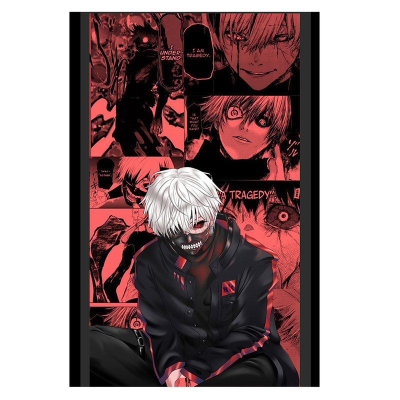 پوستر مدل کانکی Kaneki طرح انیمه توکیو غول Tokyo ghoul کد 531