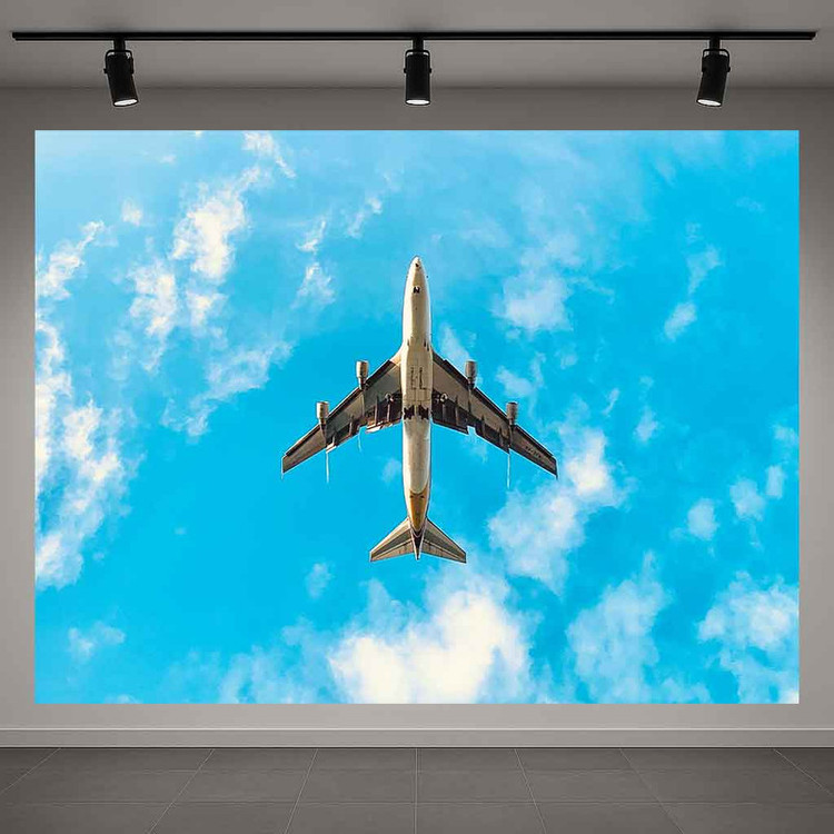 پوستر طرح هواپیما مدل پرواز و آسمان کد AR3063089