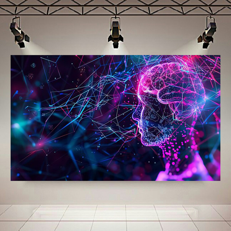 پوستر طرح هوش مصنوعی مدل مغز دیجیتال کد PD20761