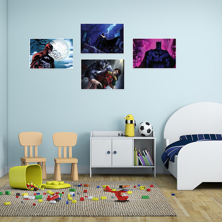 پوستر طرح بتمن کد A-2213- Batman مجموعه 4 عددی