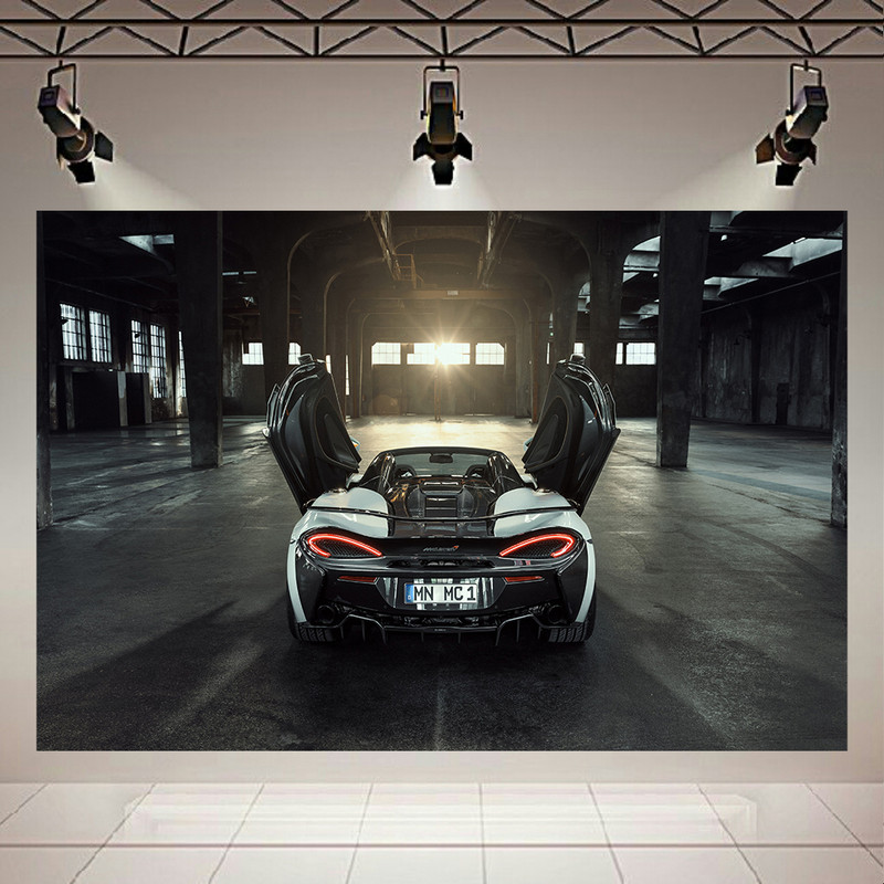 استیکر طرح ماشین مدل Mclaren 570S Spider کد AR1224