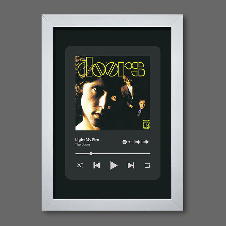 تابلو مدل موزیکال طرح Light My Fire by The Doors