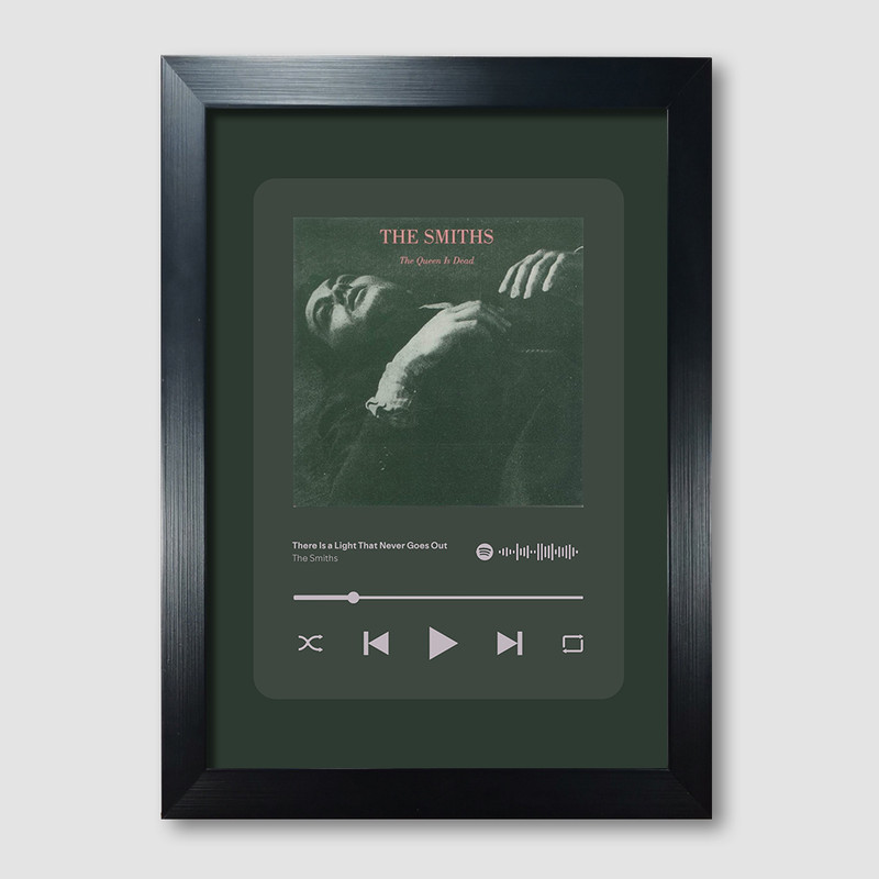 تابلو مدل موزیکال طرح There Is a Light That Never Goes Out by The Smiths