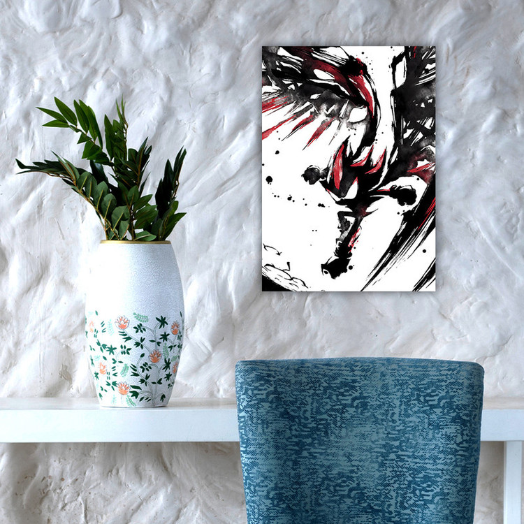 پوستر مدل shadow the hedgehog طرح سیاه قلم ژاپنی