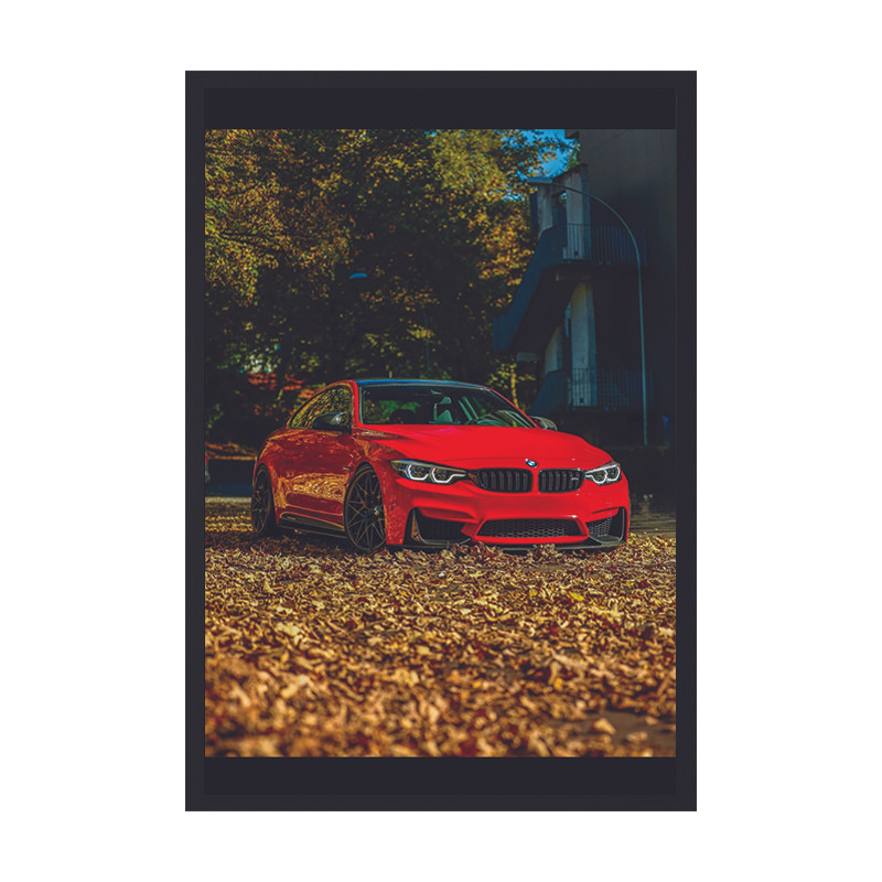 تابلو طرح BMW کد 08 فریم مشکی